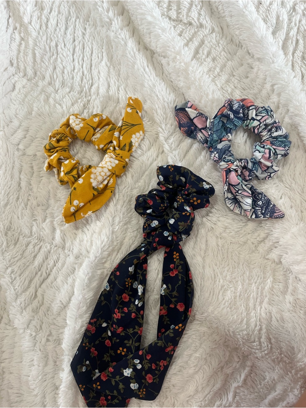 Hair scrunchies